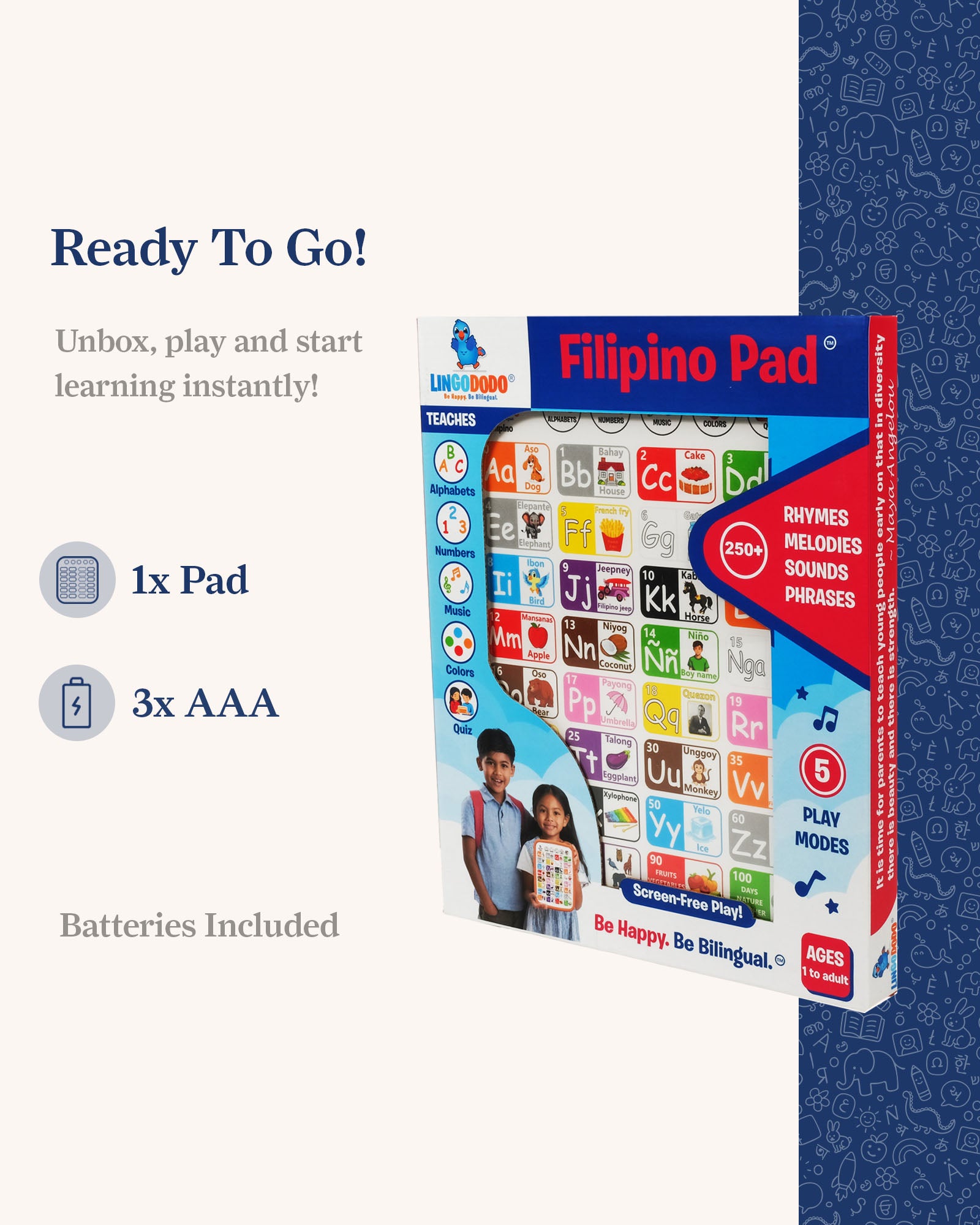 Six Filipino Pads