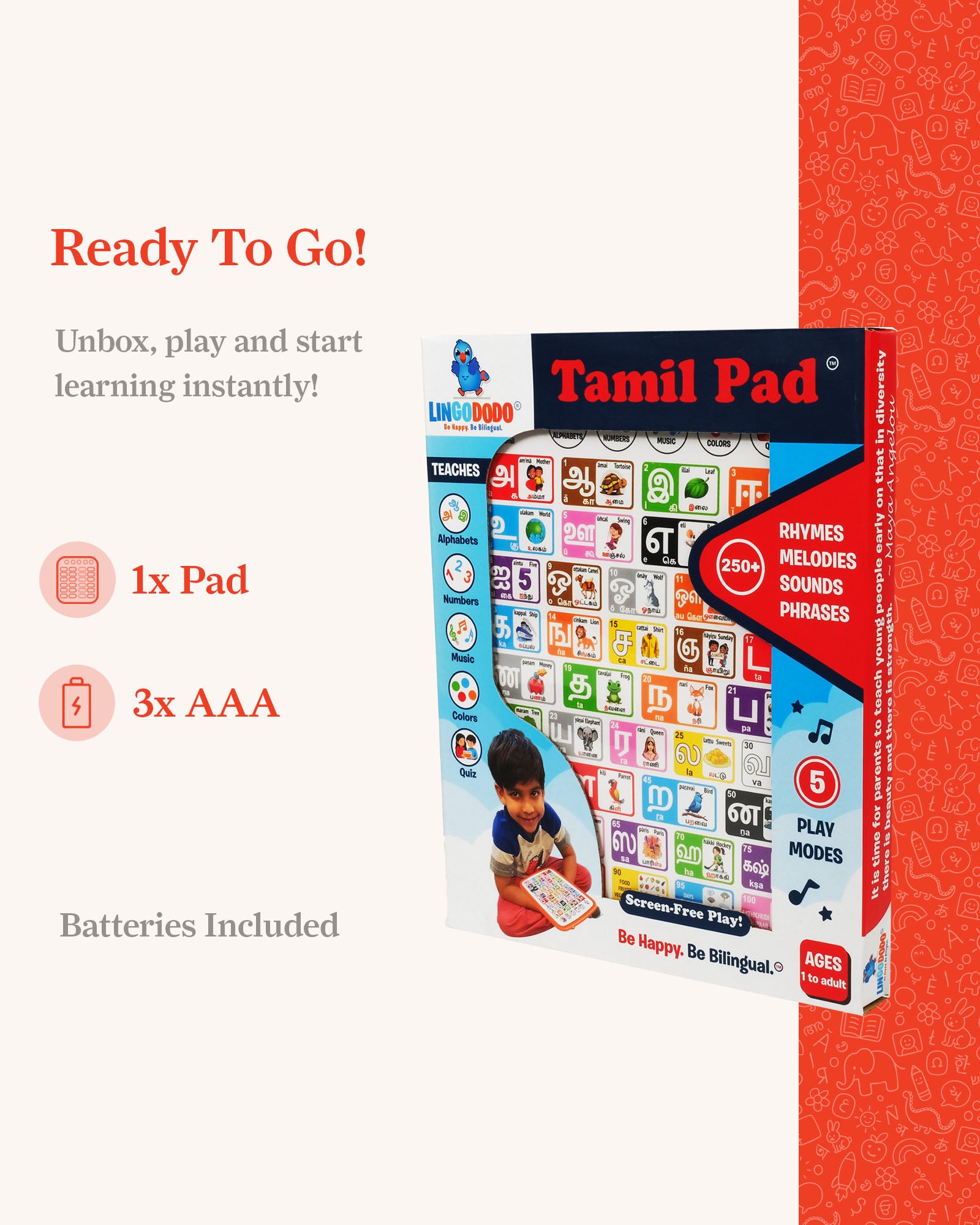 Two Tamil Pads™ Save $25