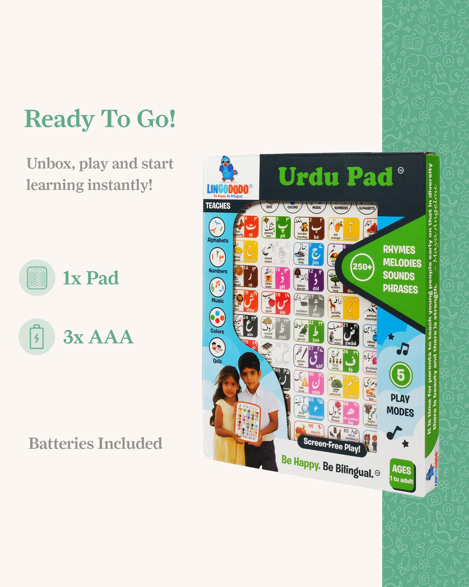 Twelve Urdu Pads