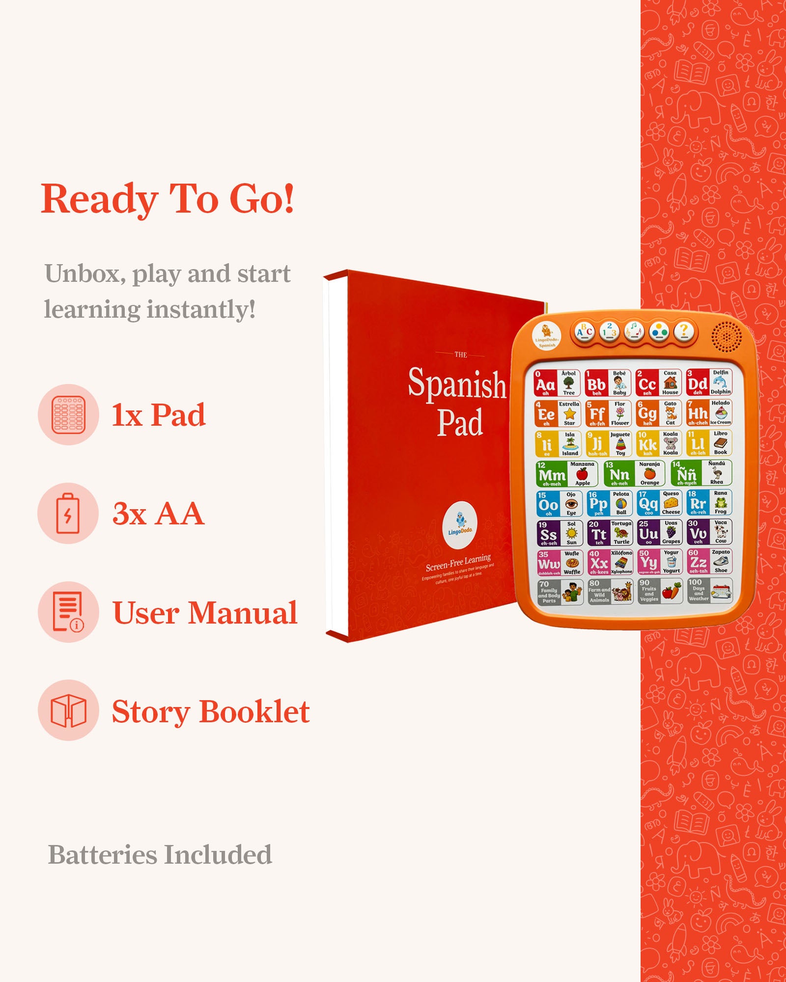 Spanish Pad™ Next-Gen PRE-ORDER NOW. SHIPS AUGUST 2026