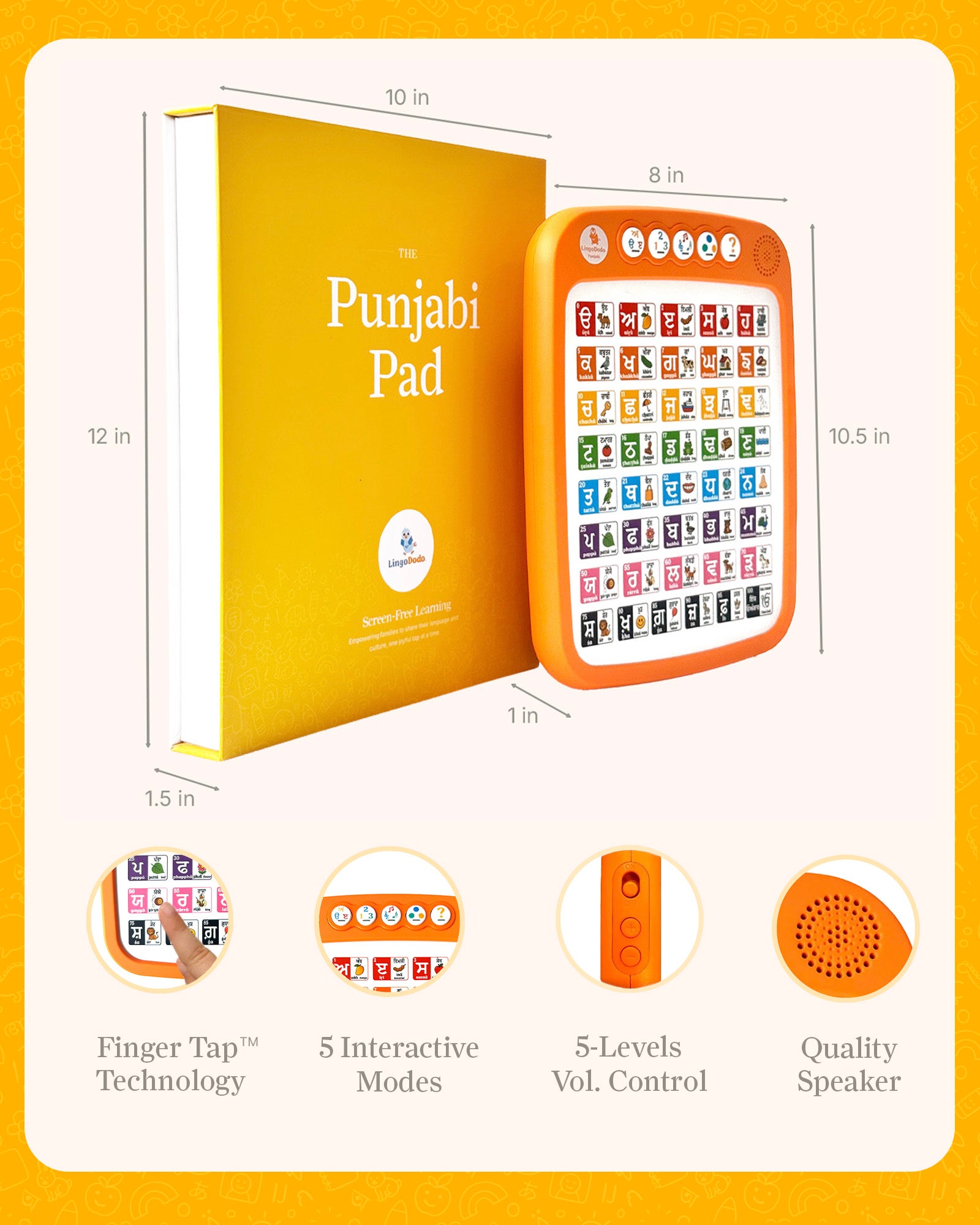 Punjabi Bundle 1Pad + 2Plush