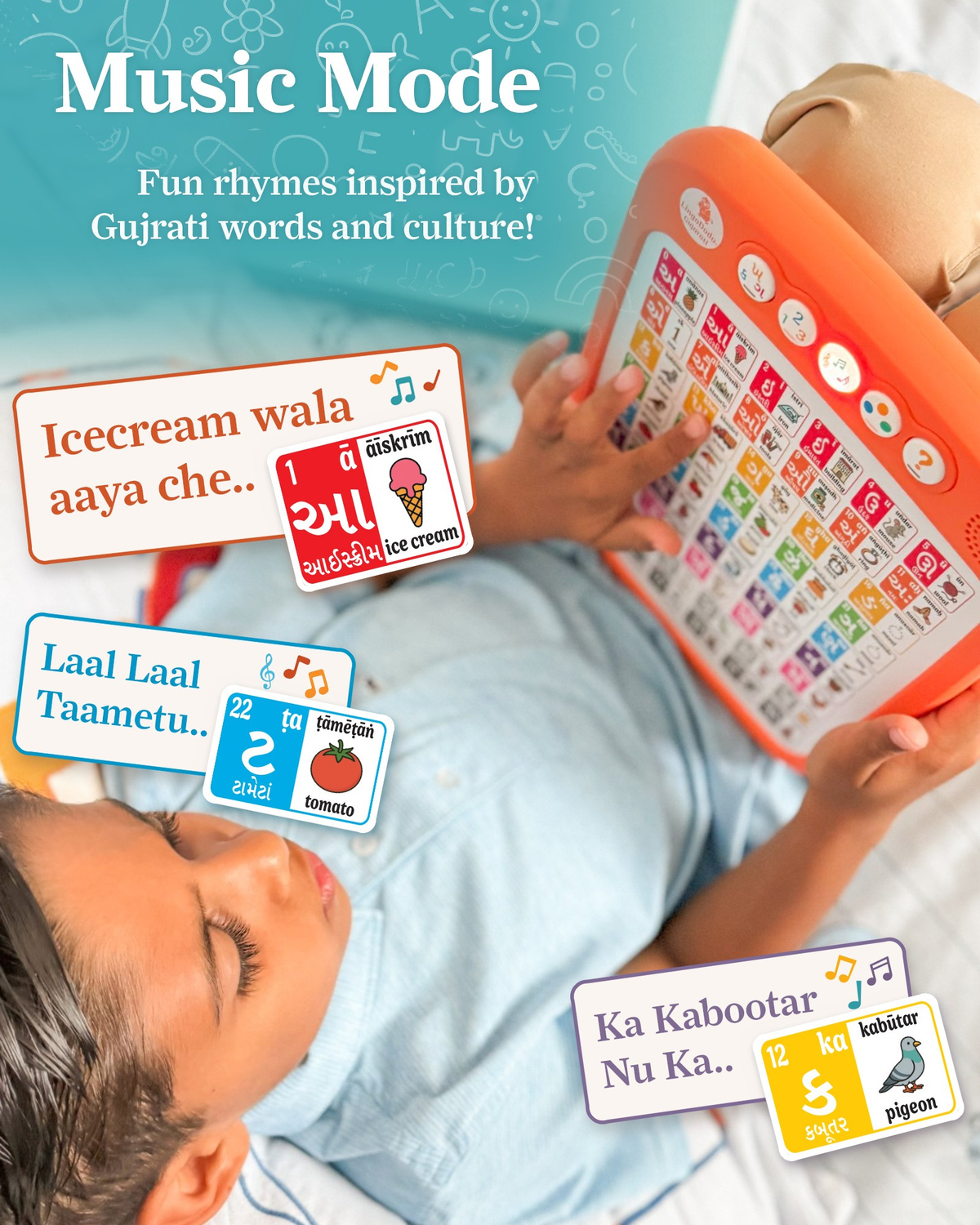Gujarati Bundle 2Pad + 2Plush