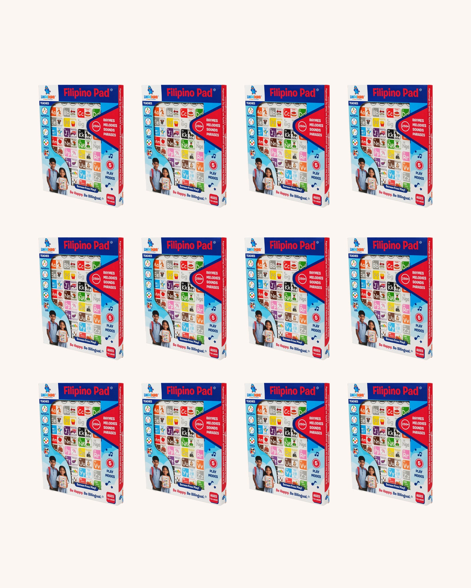 Twelve Filipino Pads