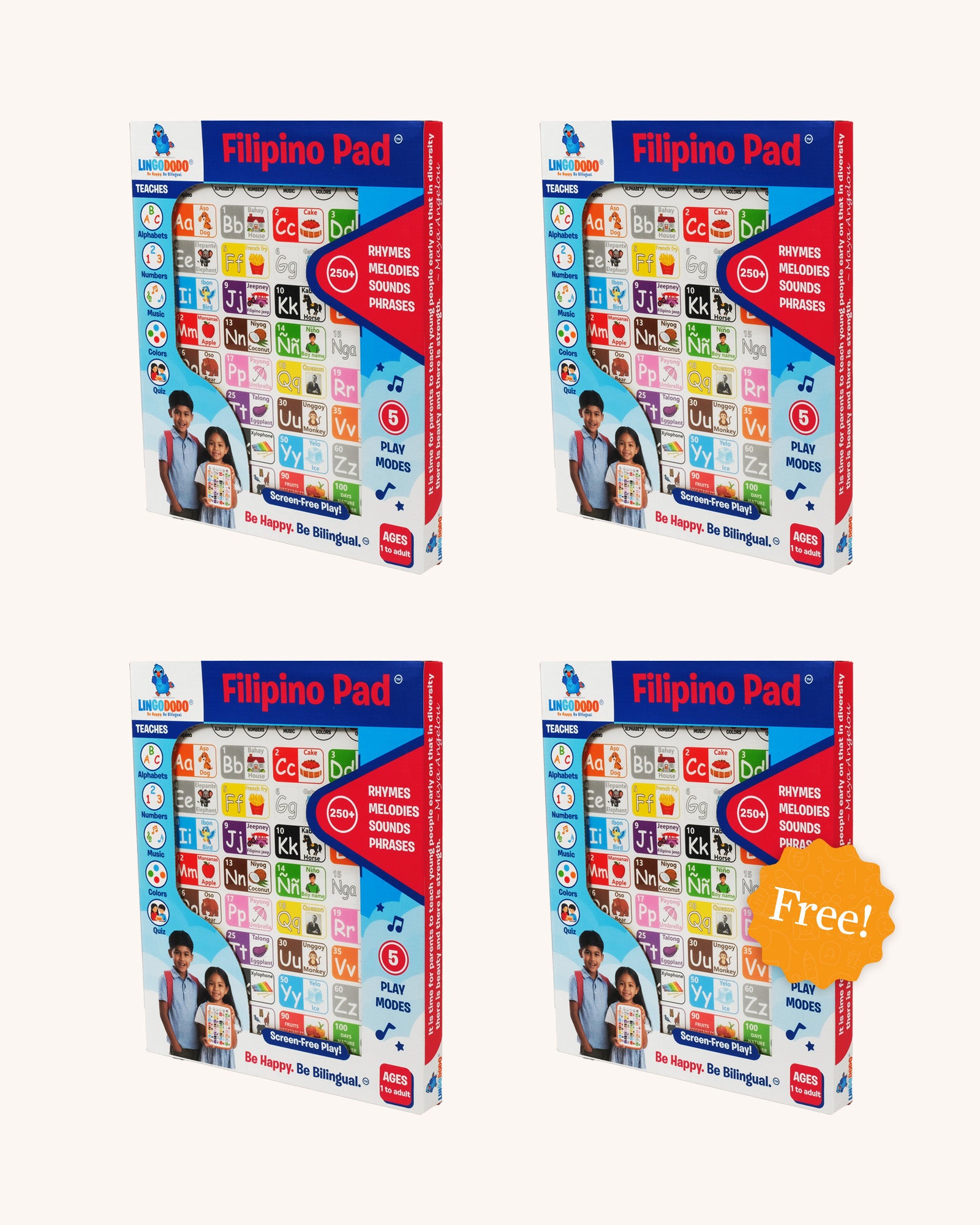 Four Filipino Pads
