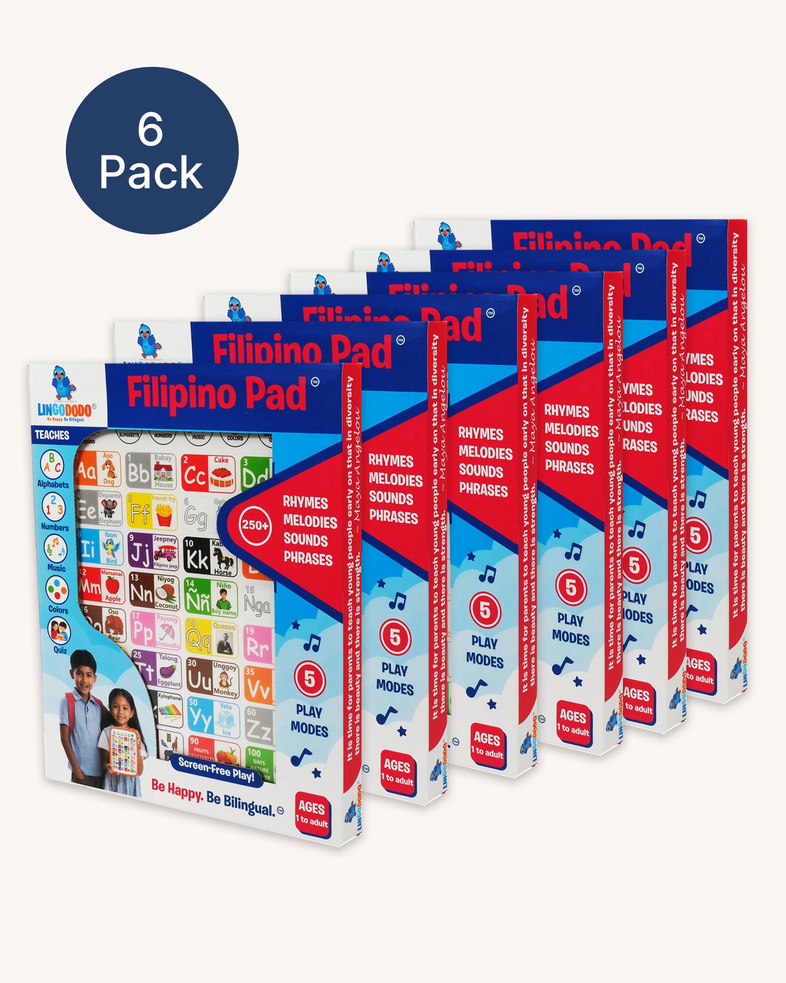 Six Filipino Pads