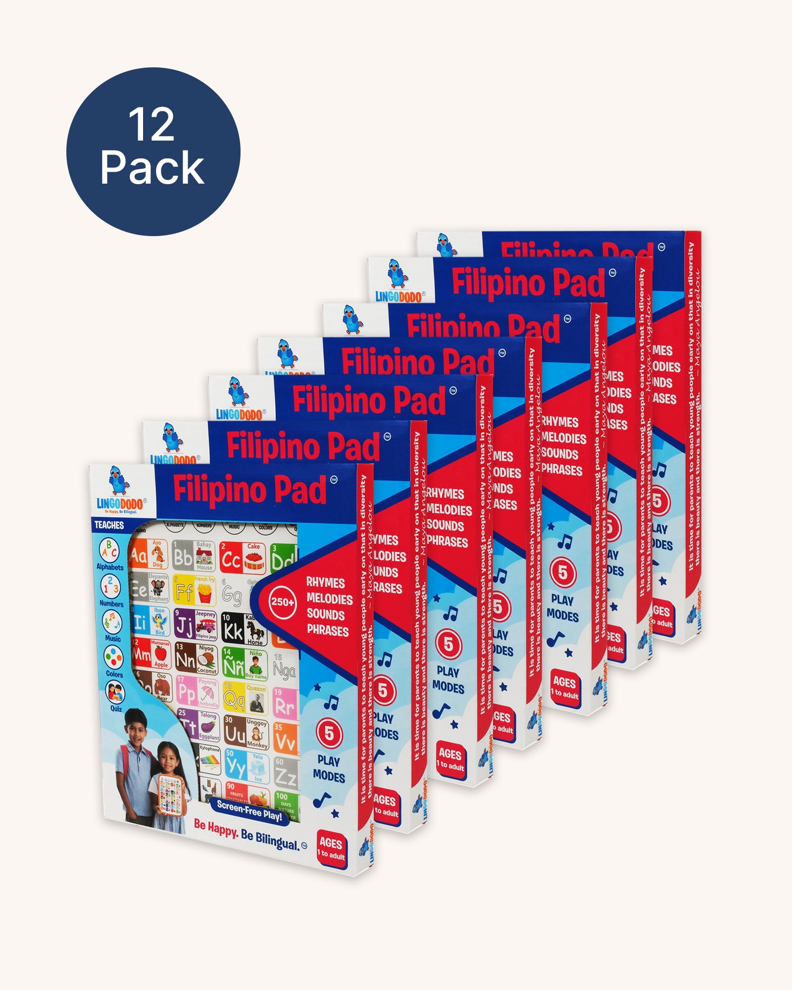 Twelve Filipino Pads