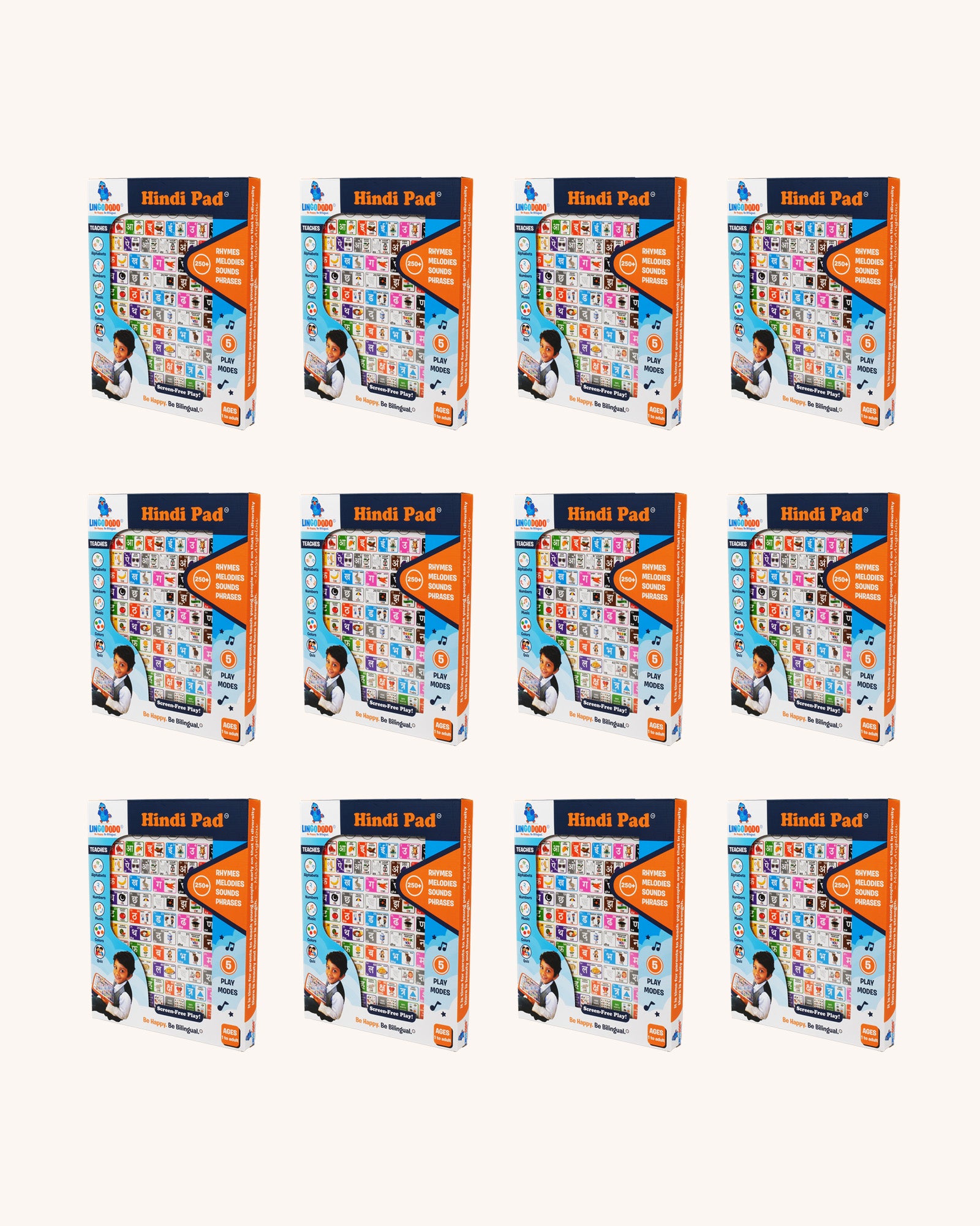 Twelve Hindi Pads