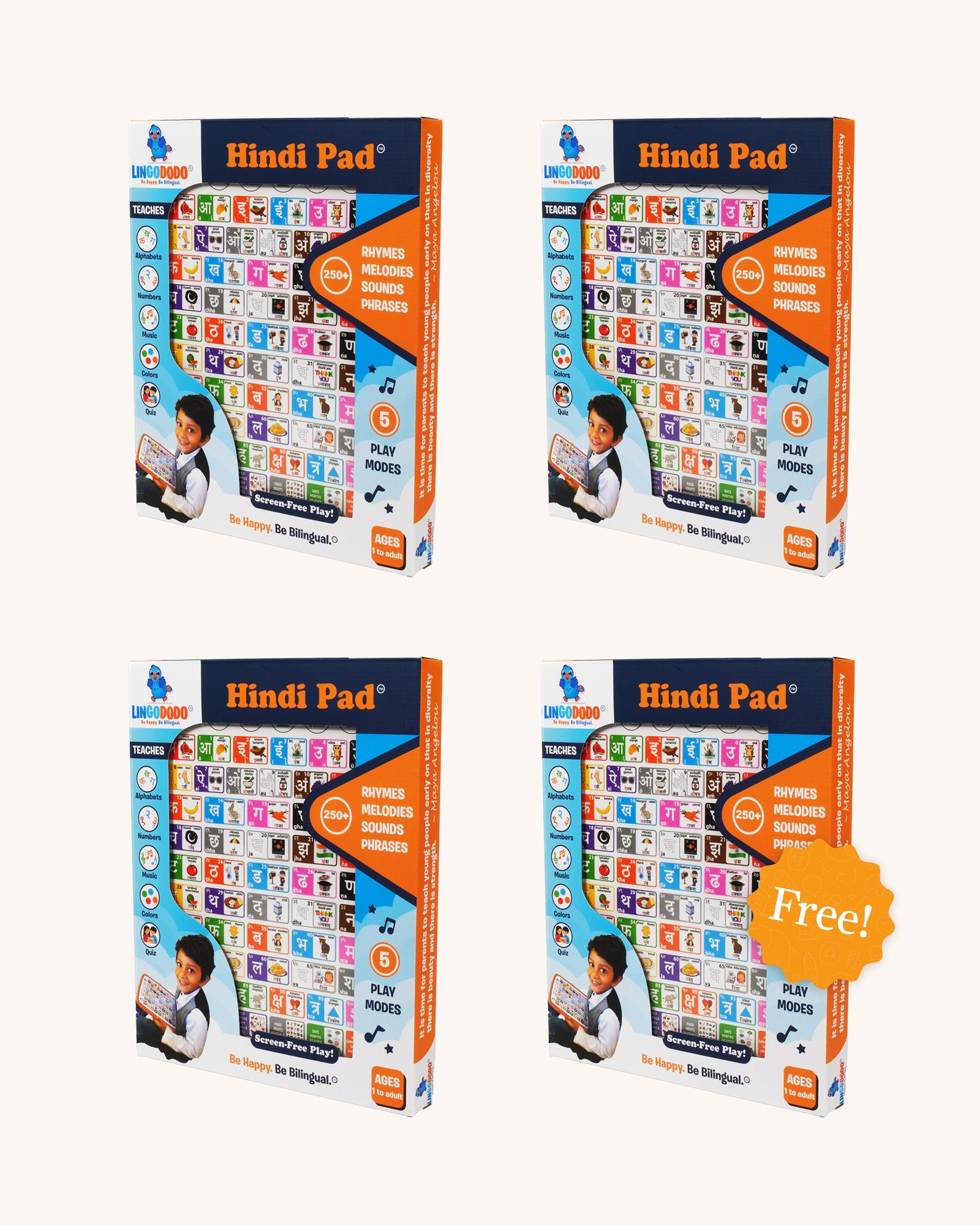 Four Hindi Pads