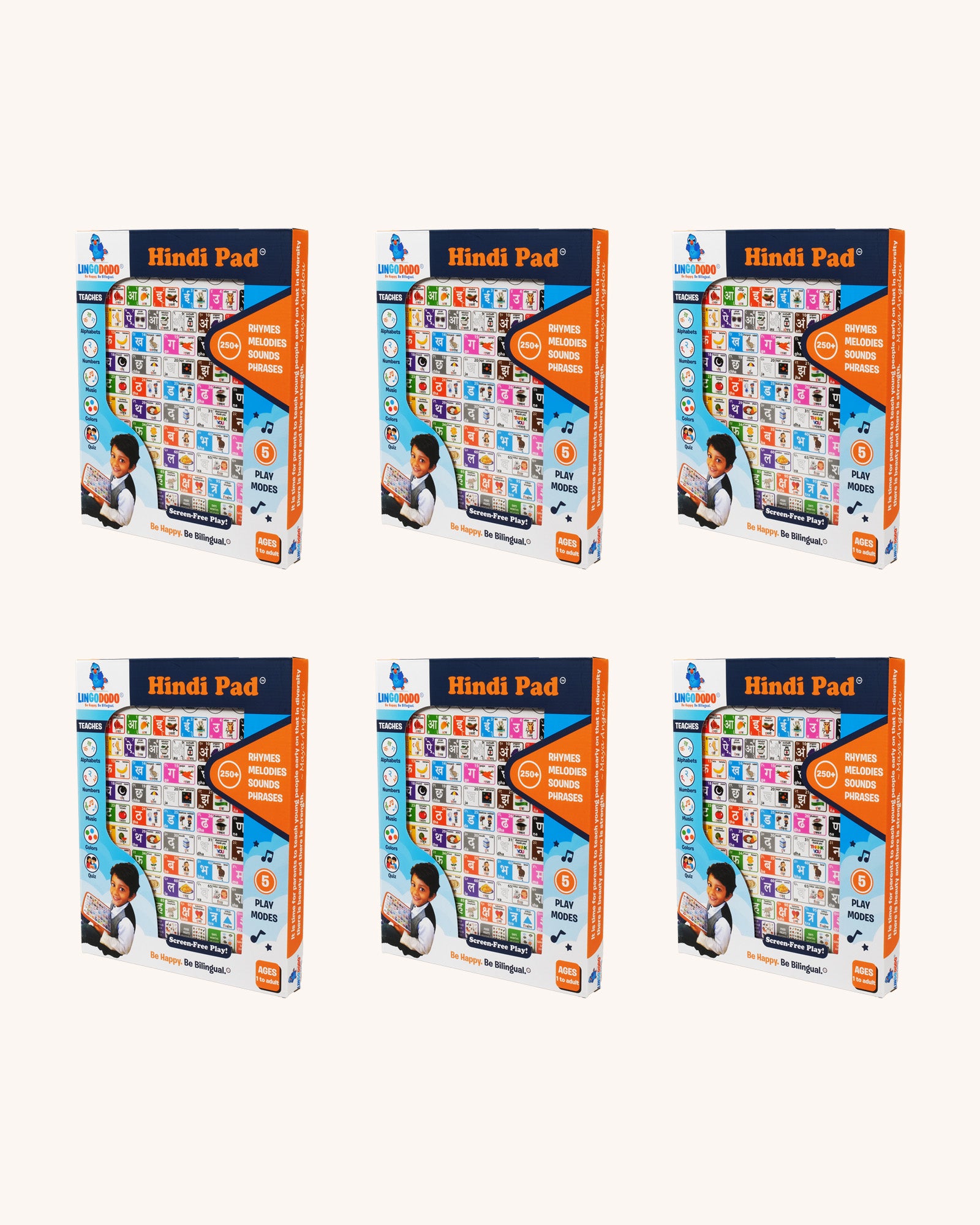 Six Hindi Pads