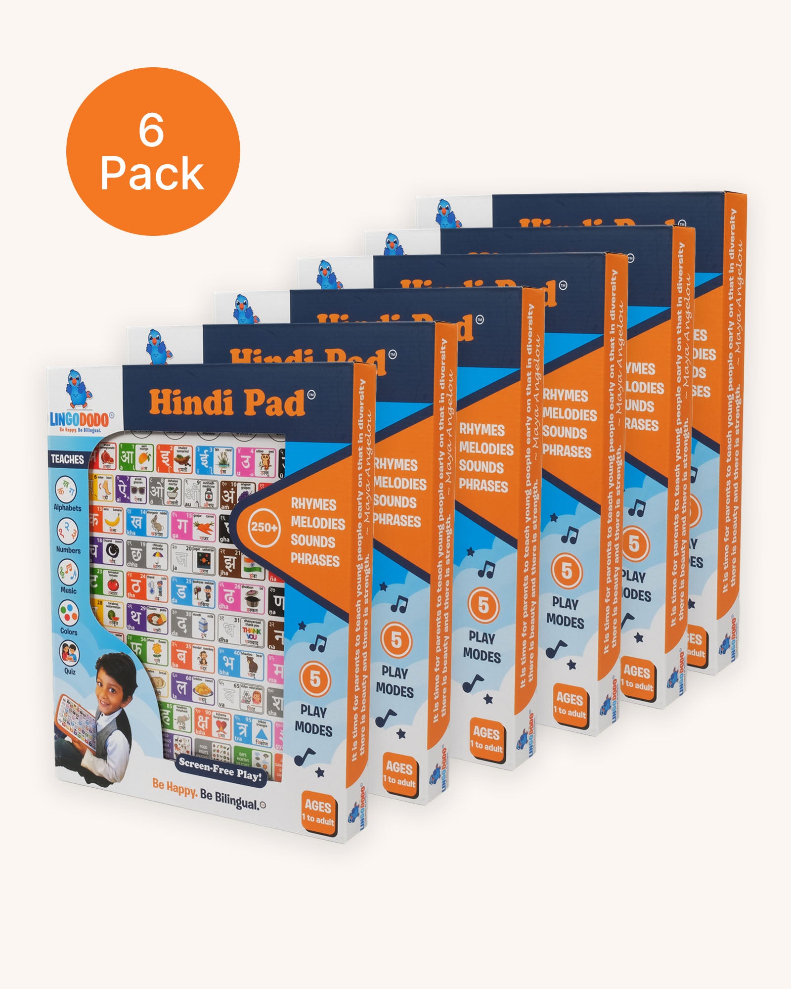 Six Hindi Pads