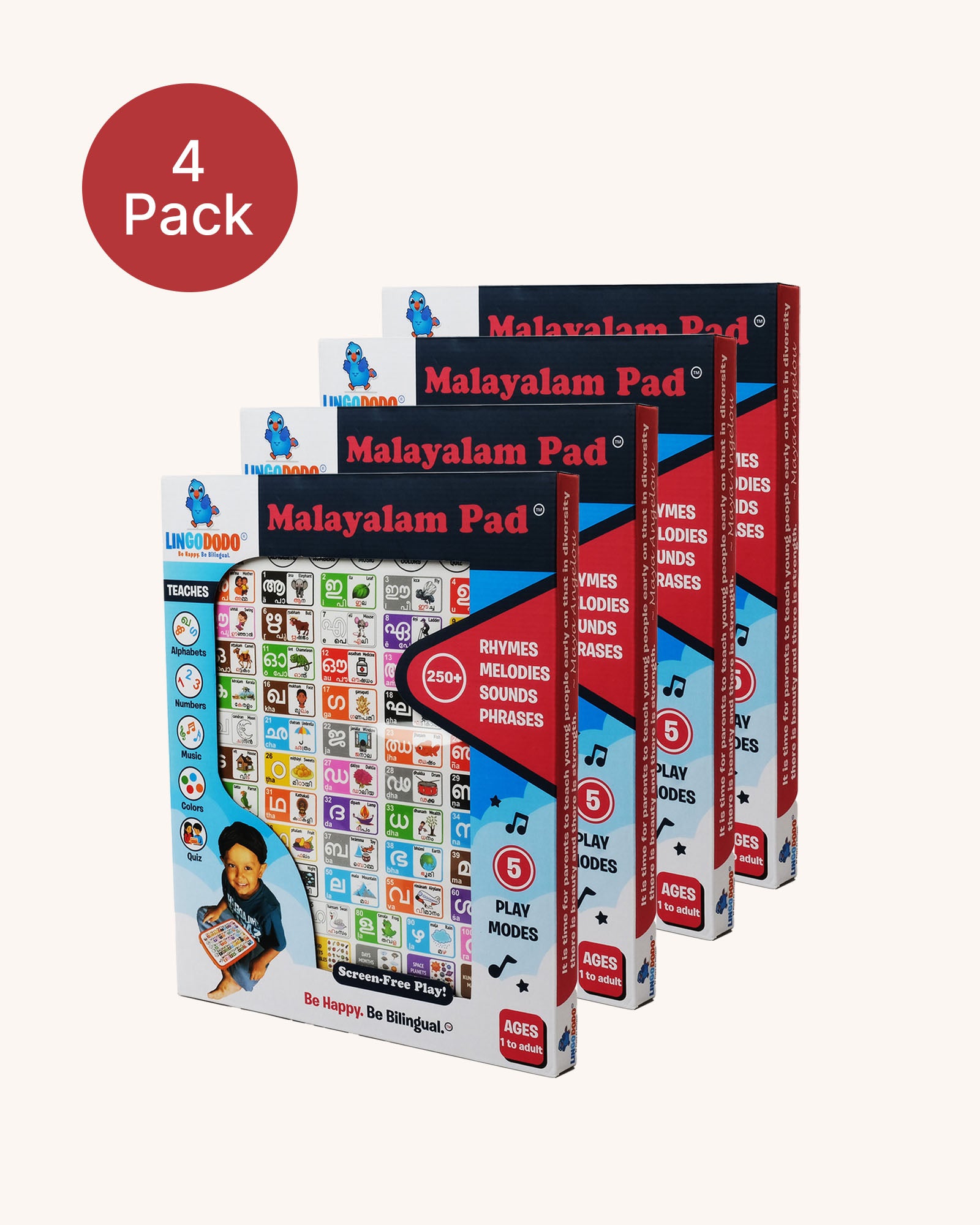 Four Malayalam Pads™
