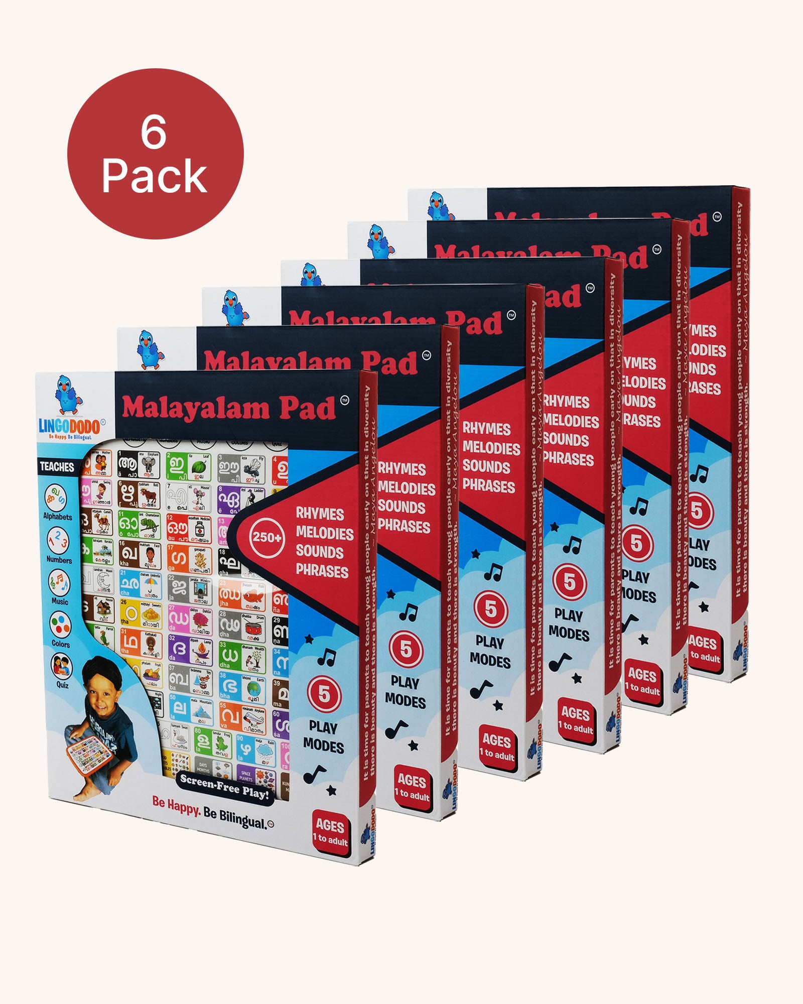 Six Malayalam Pads™