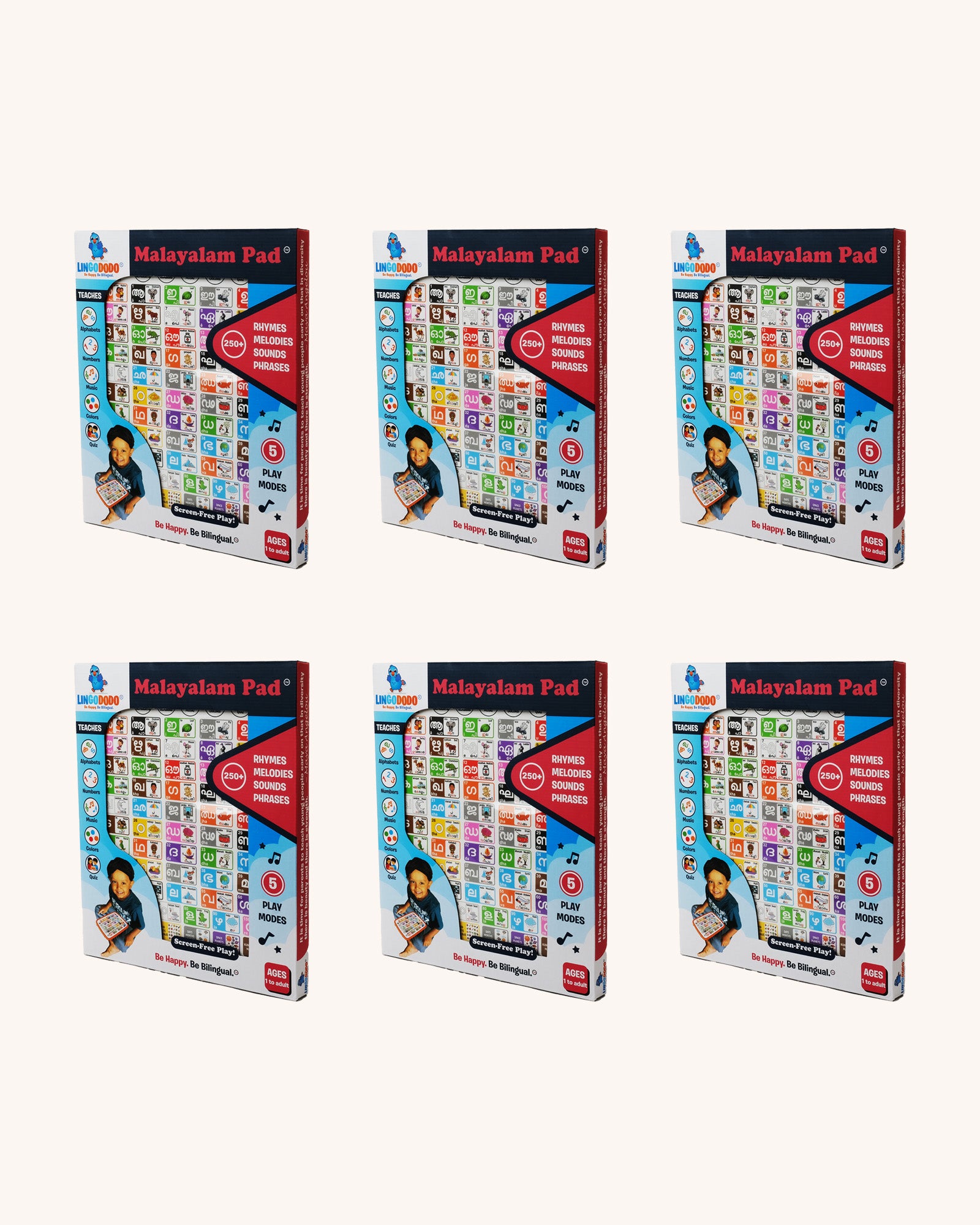 Six Malayalam Pads™