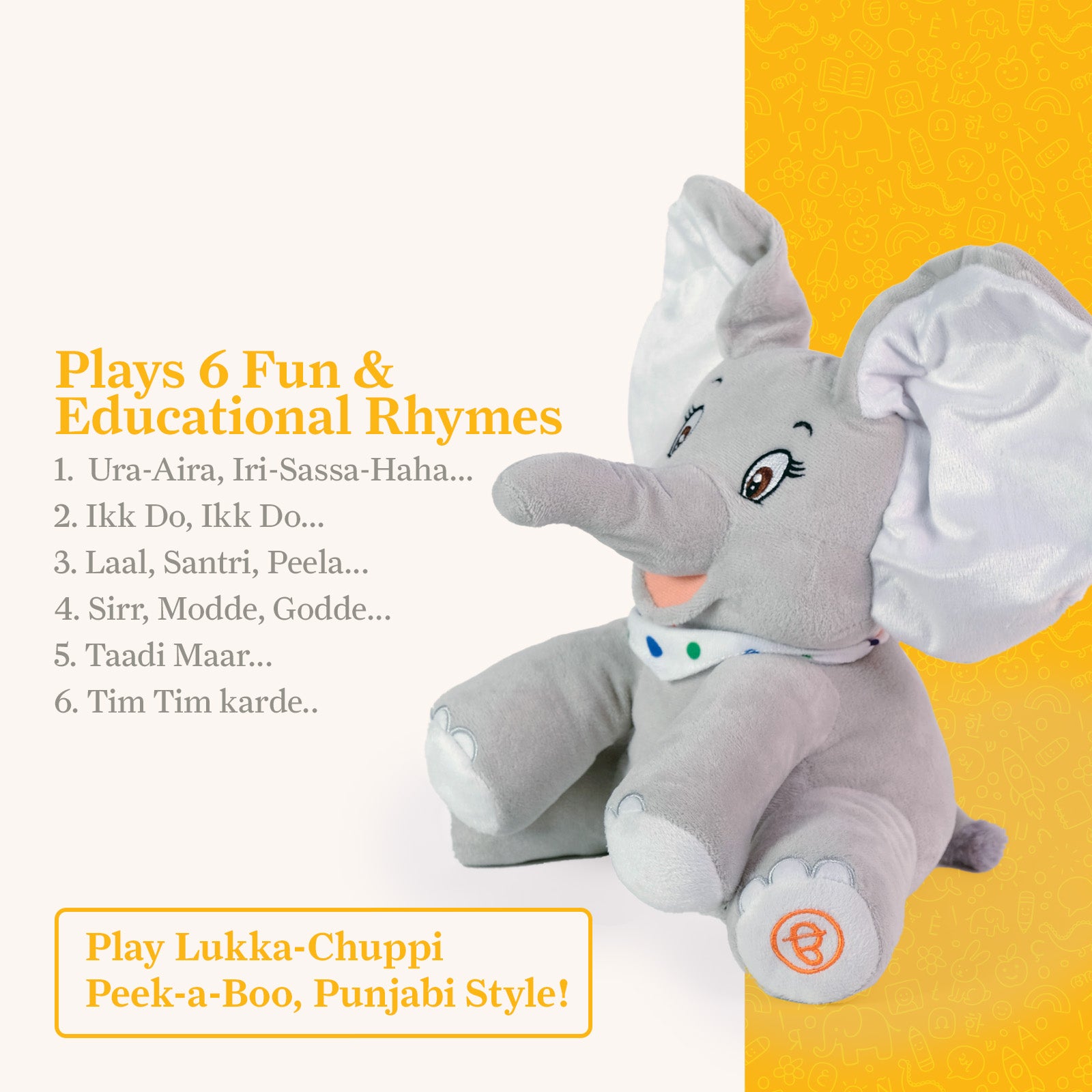 Babbu™ Punjabi-speaking Elephant Get $10 Off Today