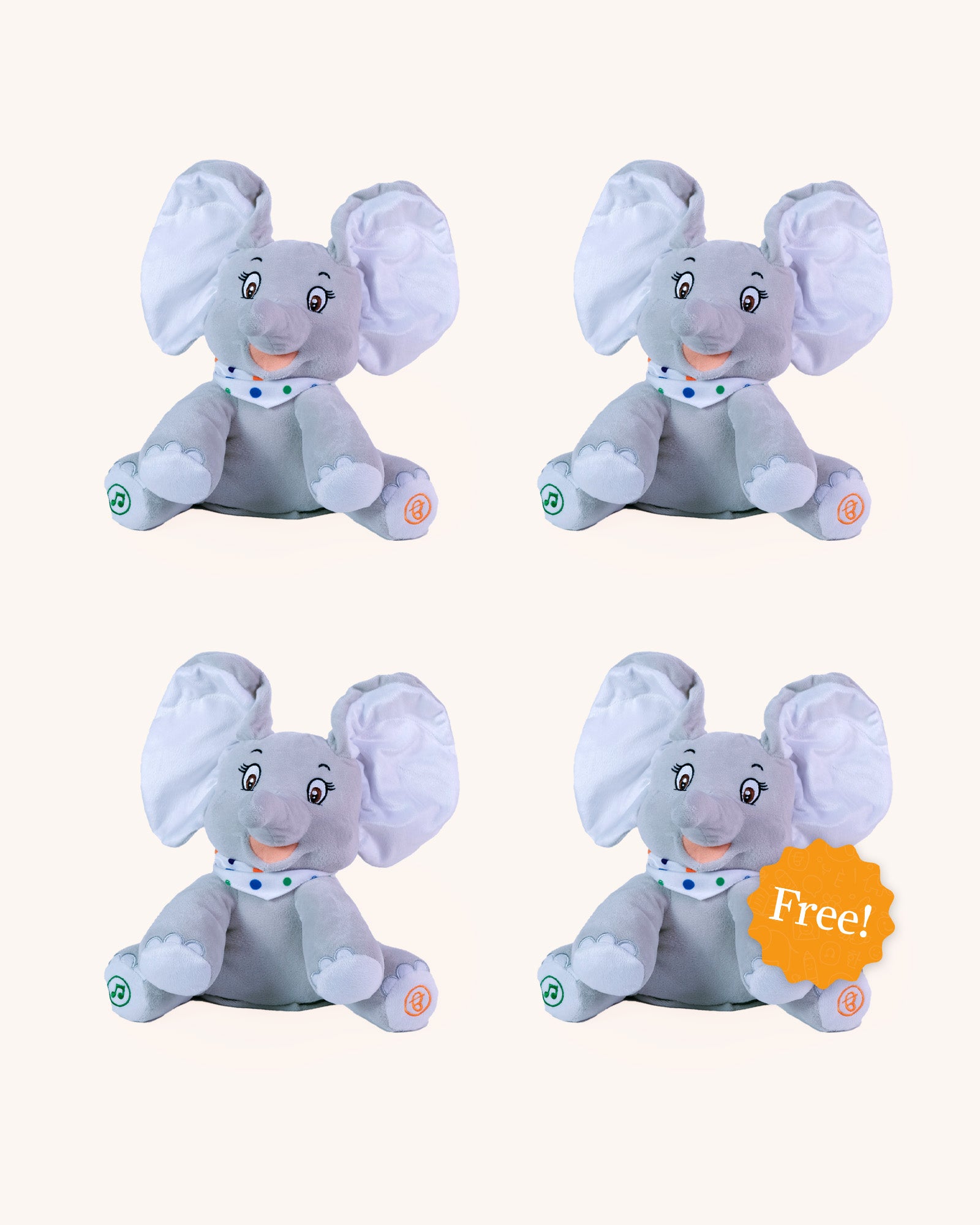 Babbu™ Punjabi-speaking Elephant Buy 3, and get 1 FREE