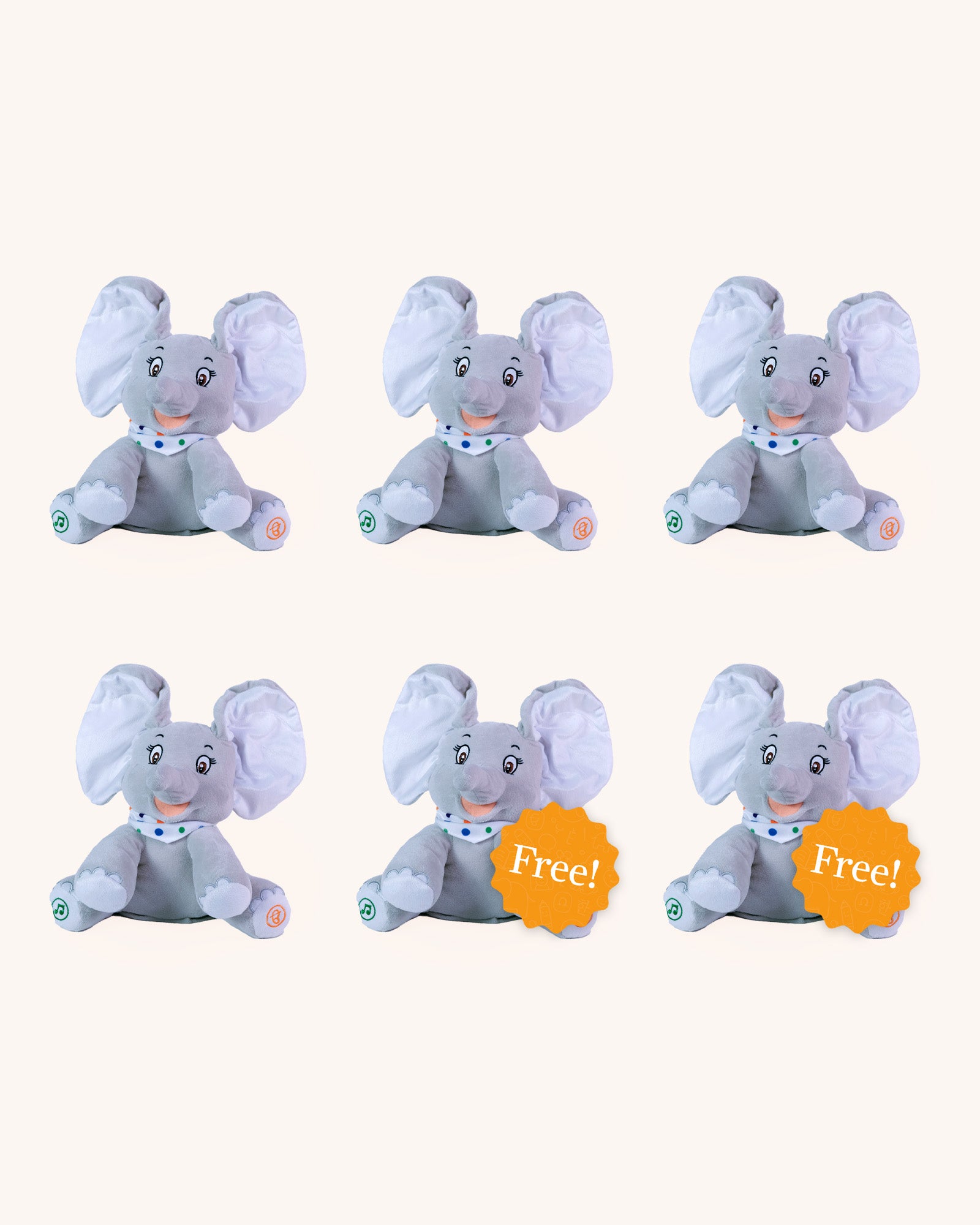 Babbu™ Punjabi-speaking Elephant Buy 4, and get 2 FREE