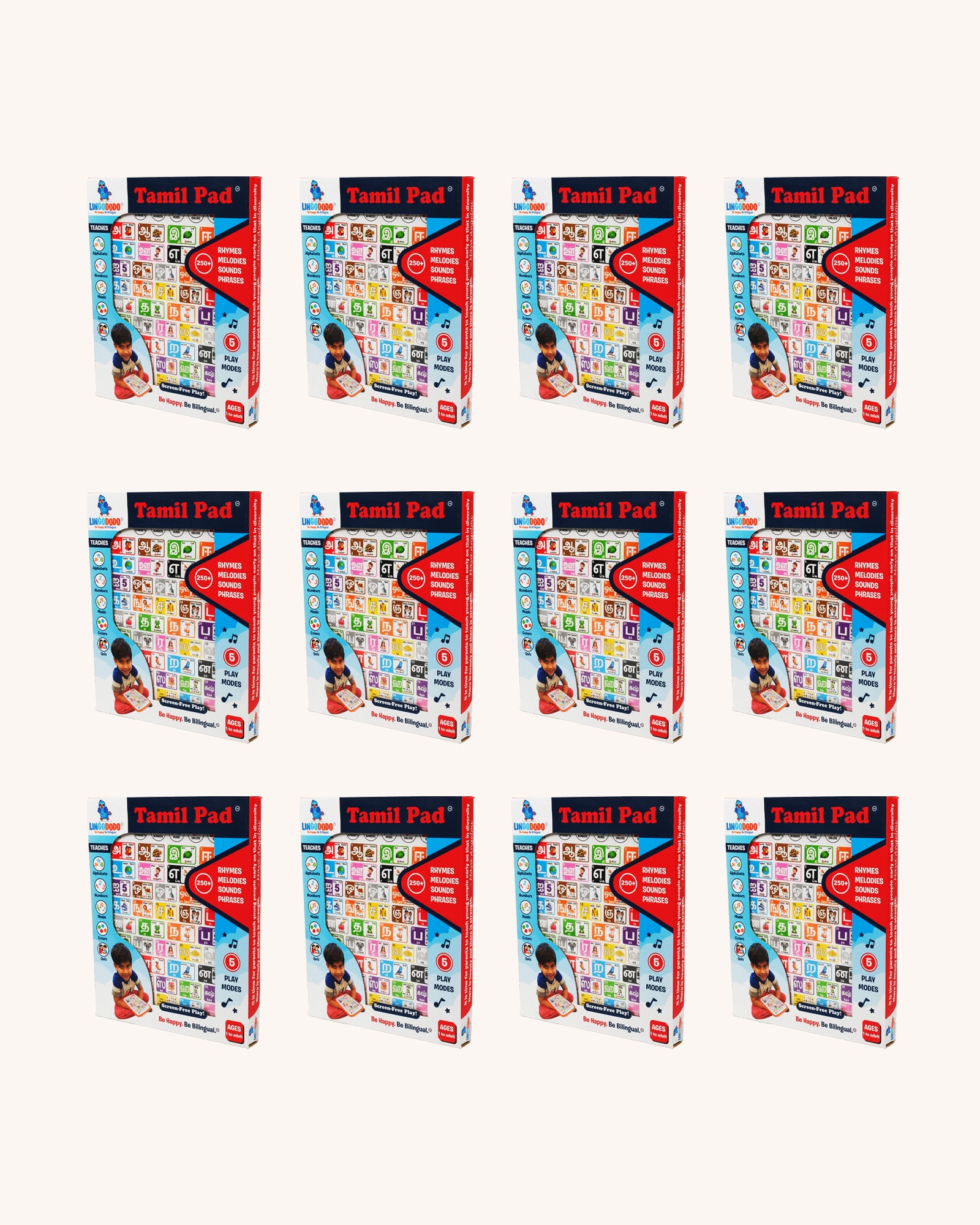 Twelve Tamil Pads™ Save Over 30%