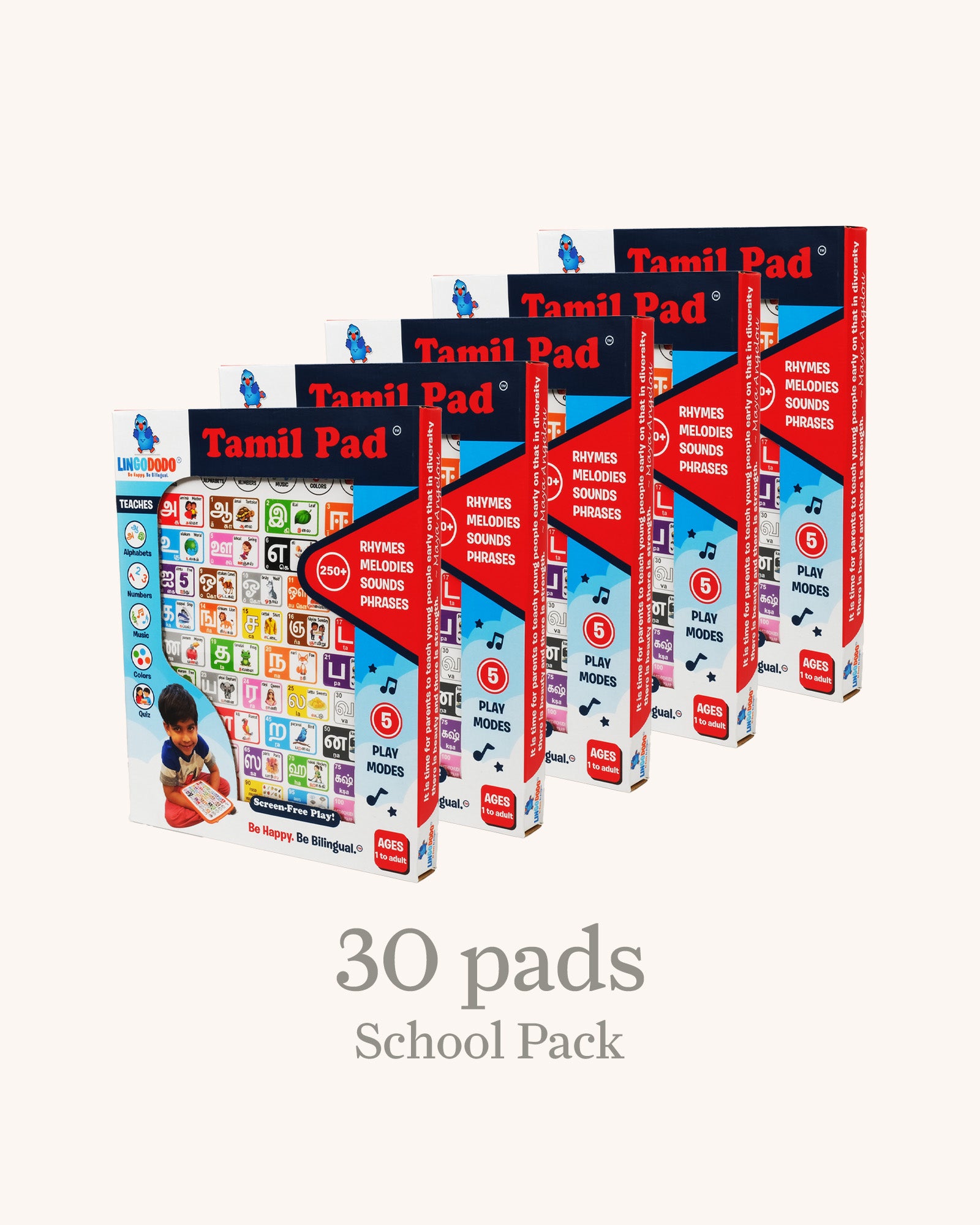 30 Tamil Pads™ Buy 20, Get 10 FREE