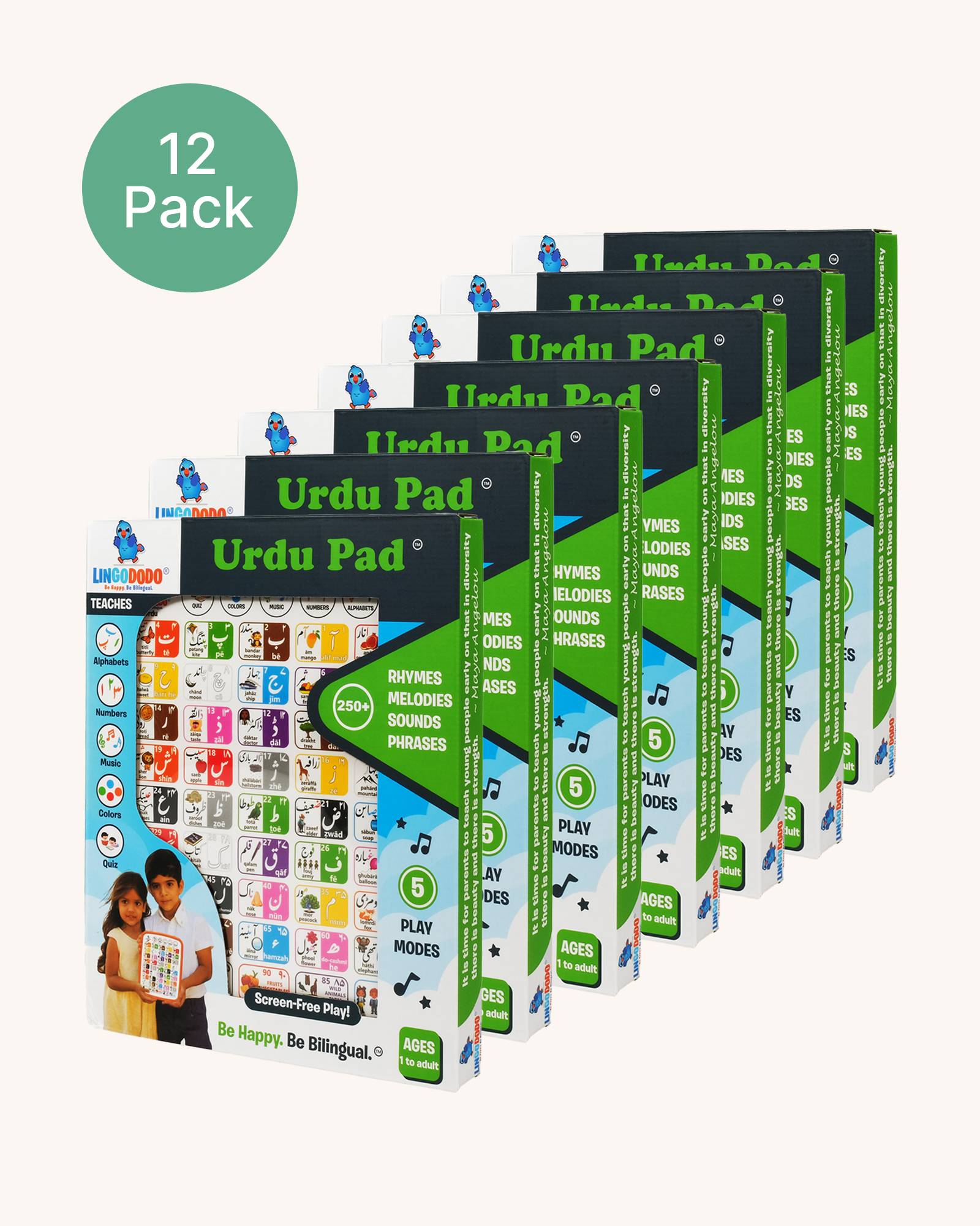 Twelve Urdu Pads