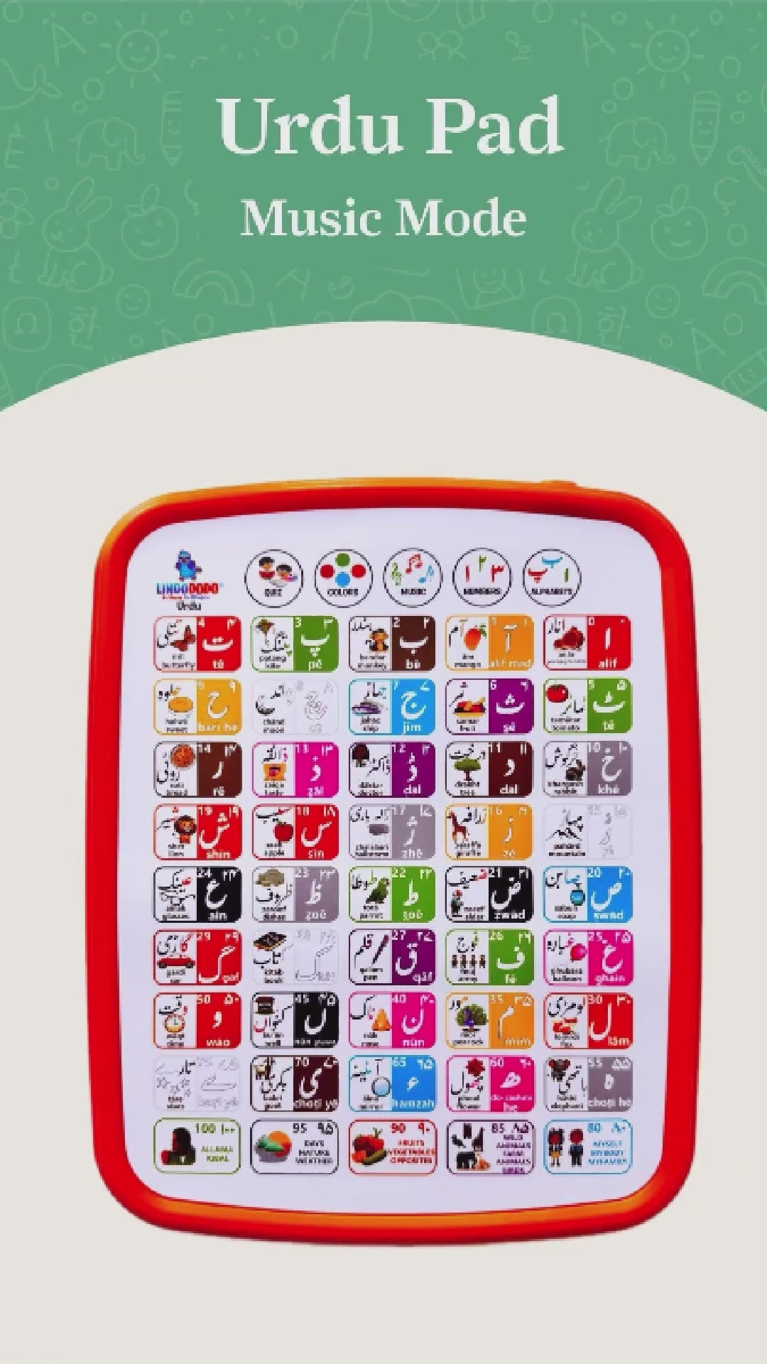 Load video: Twelve Urdu Pads
